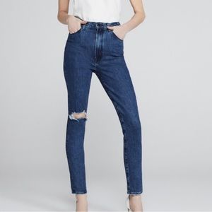 J Brand Jeans 1212 Runway High- Rise Experience destruct Size 29